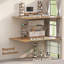 HOMCOM Industrial Bookshelf, Freestanding Bookcase-1345489804