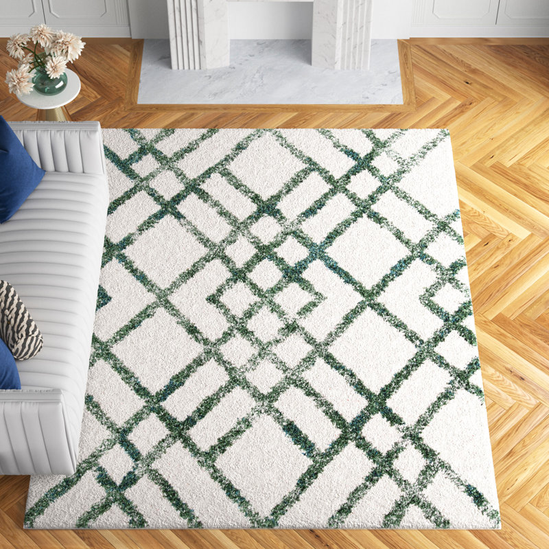 Geometric Area Rug, Rectangle 160 x 229cm