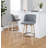 Swivel Upholstered Counter Stool-92170154