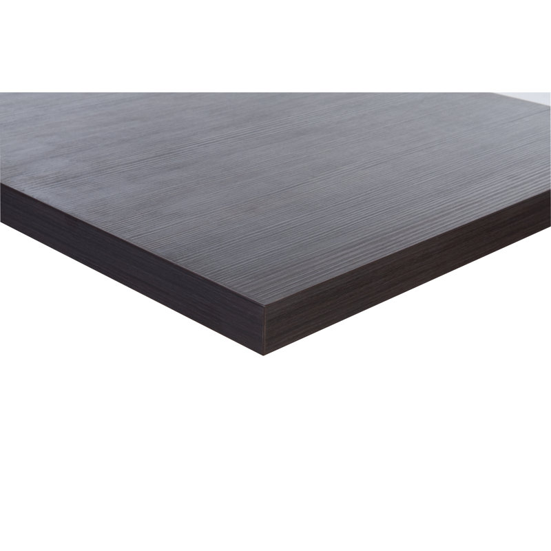 Épaisseur de 2 po du plateau de table Midtown, H 1,88 po x L 30 po x l 48 po, Espresso