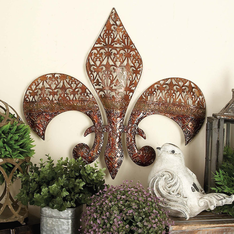 Traditional Plants & Flowers Wall Decor on Metal
