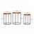 Kenwood Solid Wood Tray Top Nesting Tables