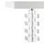 Lampe de table 28" crystal Wolfson