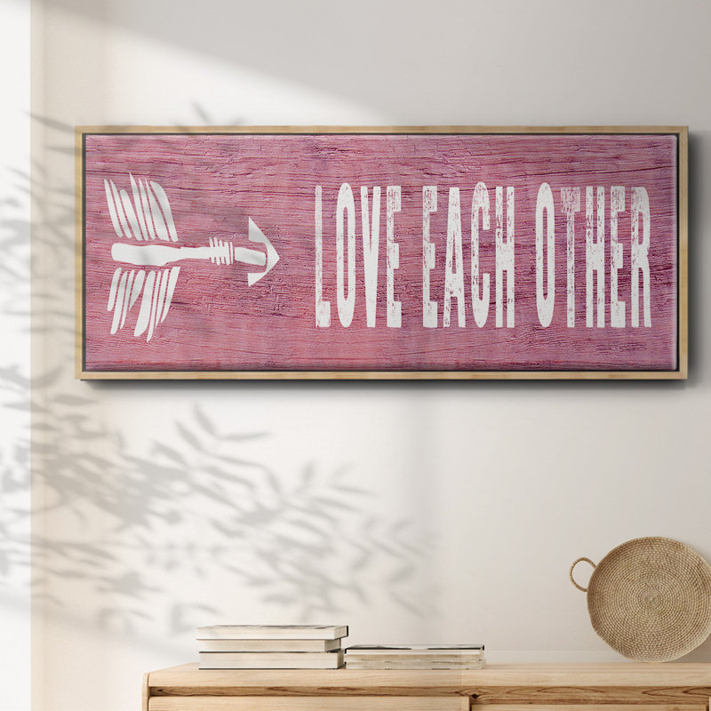 Love Each Other- Framed Canvas