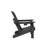 Composite Chair With Wood Texture - Gray, Dual Cup Holder And Benign Tall Cozy-1129455621