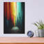 Art mural en métal luxueux «Abstract City 1» par Romantz Art, 12 po x 16 po-1847728074
