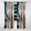 Rideau occultant en velours de marbre doux - formes douces et lignes Marble IV - 1 panneaux-107540768