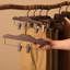 Cintres pour pantalons en bois massif - solution sans plis pour garde-robe-1359381047