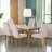 Tanee Tufted Upholstered Solid Wood Dining Chair-91682926-91682924