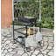Rheems Rectangular Outdoor Bar Table - 60 cm W 80 cm D