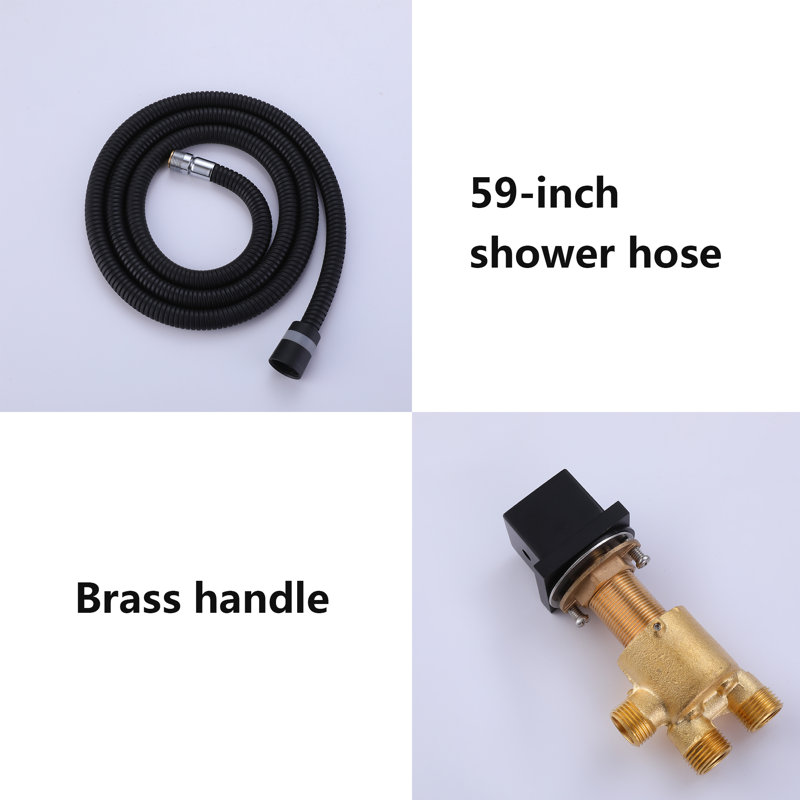 1 Handle Deck Waterfall Faucet with Diverter