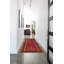 Tapis rouge en laine noué à la main 3 pi 3 po x 9 pi 6 po Andelz