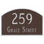 Plaque d’adresse murale sur 2 lignes Prestige-350632618-350632622