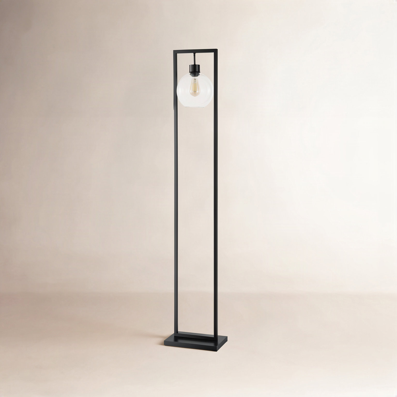 Ronderick 60'' Floor Lamp, Black
