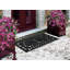 Paillasson en caoutchouc robuste de 24 po x 48 po pour porte d'entrée à l'avant, tapis de drainage antidérapant pour garage d'entrée
