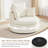 Round Oversized Swivel Barrel Chair with Half Moon Ottoman and Double Storage-1666658236