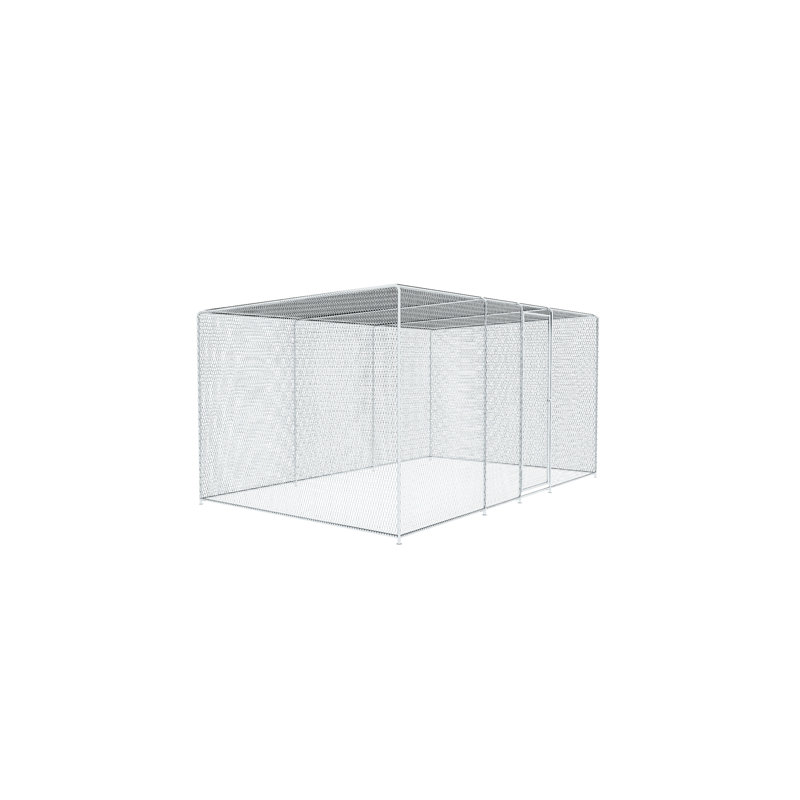 Poulailler et poulailler pour la cour, le filet, H 78,7 po x l 157,4 po x P 98,4 po