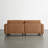 Laima 2-Piece 83"W Faux Leather Modular Sofa With Solid Wood Legs