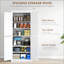 Armoire de cuisine 72,5 "autoportante
