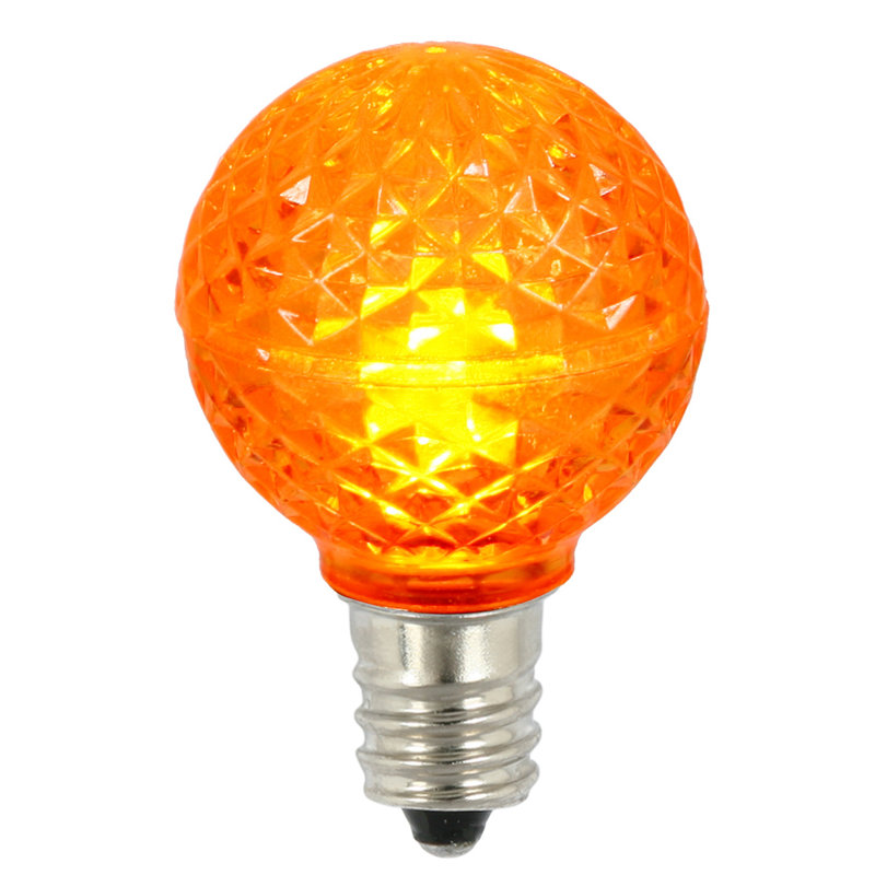 Vickerman G30 LED Orange Replacement Bulb, Package Of 25