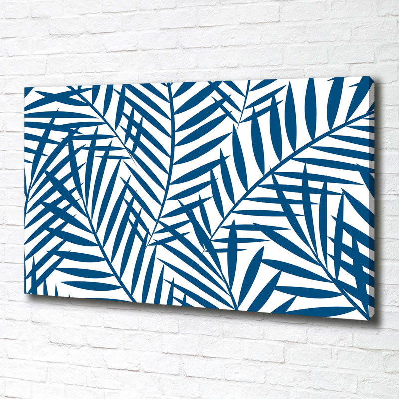Leaves Of Palm - Wrapped Canvas Print