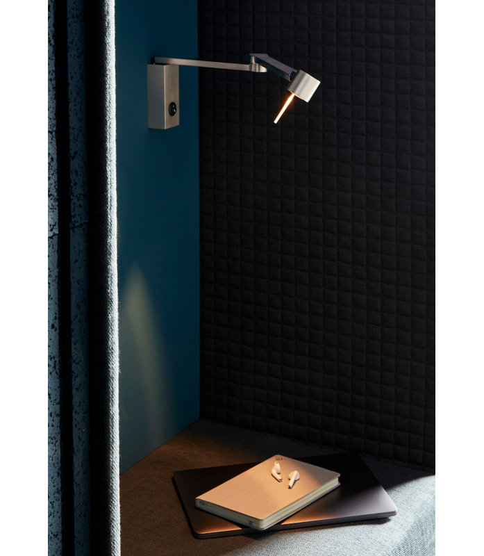 Manhattan 1-Light Swing Arm Sconce, Satin Nickel, Yes