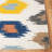 Rodgers Hand Woven Flat Weave Wool/Cotton Ikat Rug in Ivory-245816550