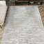 Tapis gris noué à la main-70119328