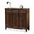 Dark-coffee Solid Wood Shoe Storage Bench-736021015