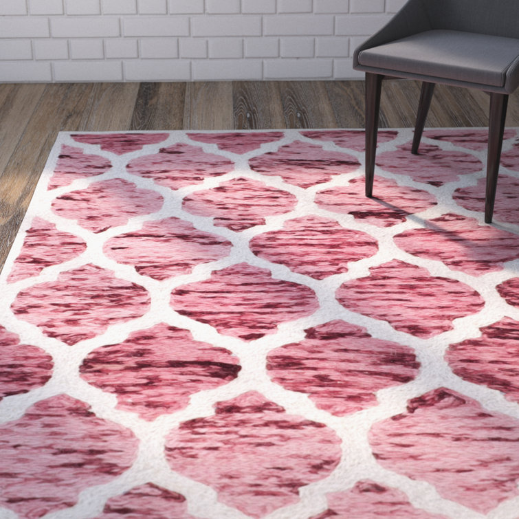 Bertok Hand Loomed Wool Geometric Rug