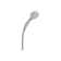 Universal Showering Components Multi Function Handheld Shower Head with TouchClean