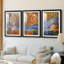 Cadmium Winter Solstice I  -Custom Framed  Premium Print W Matt - 3 Pieces-2022703796-2022703799
