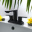 Robinet de salle de bain central avec drain Lulani Corsica-56965762