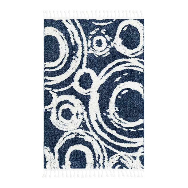 Dimko Abstract Indoor Rug, Rectangle 4'1" x 6'1"