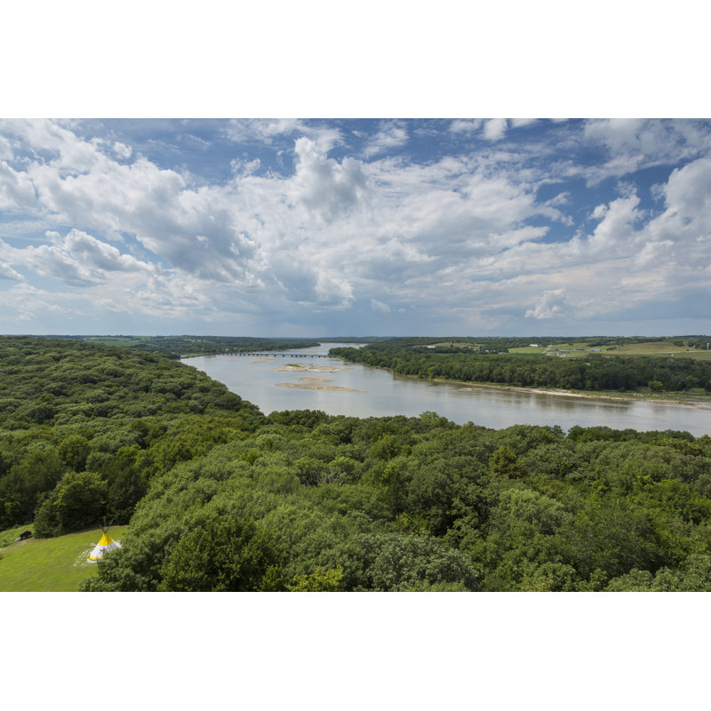 Platte River Scenic - Wrapped Canvas Print, 30cm H x 46cm W x 3.8cm D
