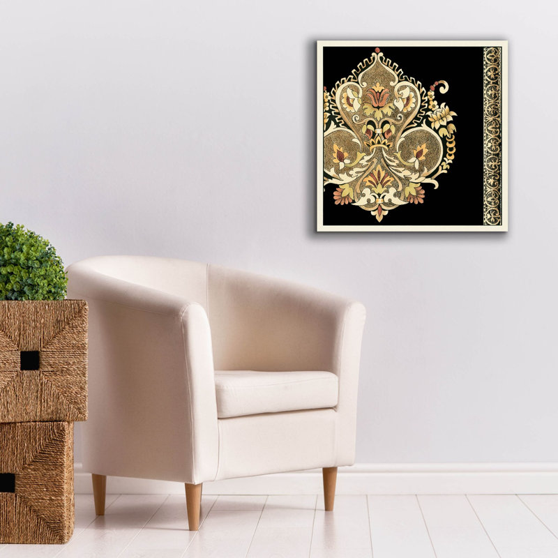  «Regal Adornment 2» par Chariklia Zarris, art mural sur toile, 26 po x 26 po