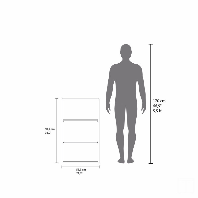 Armoire murale H 36 po, 3 tablettes, H 36 po x l 18,5 po x P 12 po, Noir