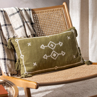 Folis Geometric Rectangular Lumbar Cushion