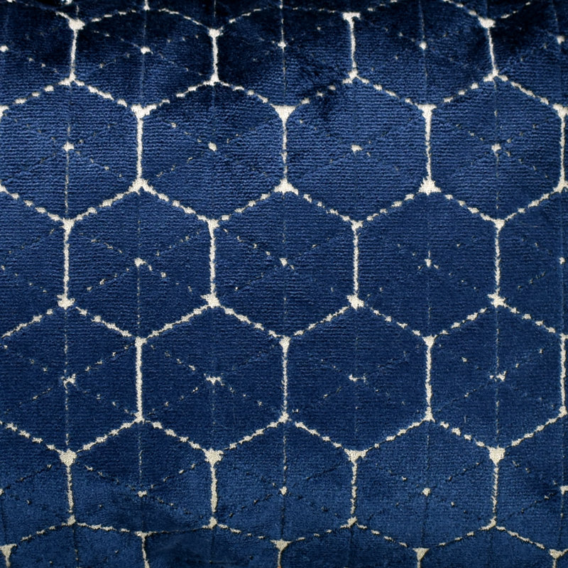 Coussin de traversin, Indigo, H 9 po x l 36 po