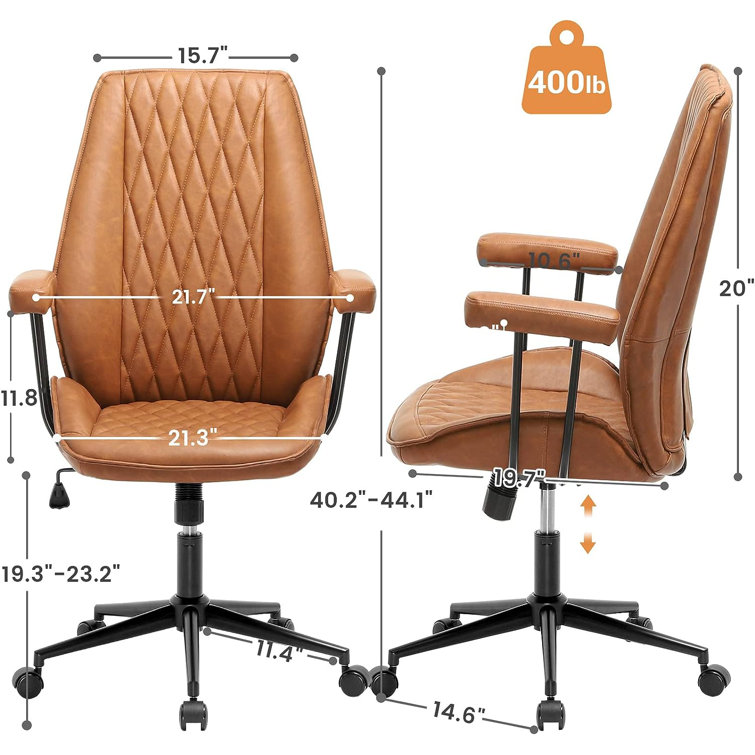 Black Leather Diamond Stitch Executive Office Chair :  6903-67C-SS-53A-20R-U-19AB-18PB-16HP-12LUM-EDS-CTS-05-9FA-GR 6