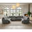 Power Recliner Sectional Sofa With USB Ports-1504511303