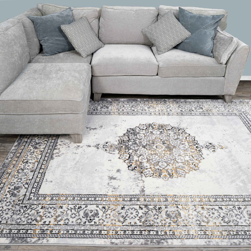 Aniyah Oriental Area Rug, Rectangle 120 x 170cm