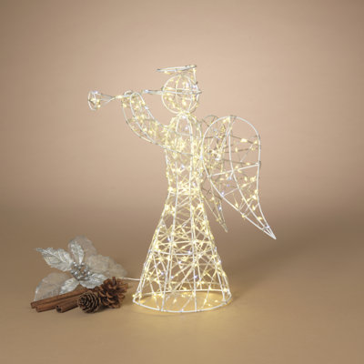 UL Electric Twinkle Lighted Angel 16"H Outdoor
