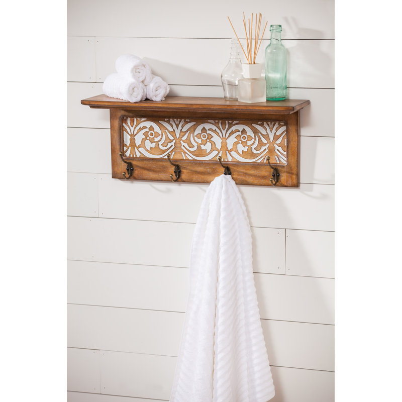 Coen Solid Wood Floating Shelf