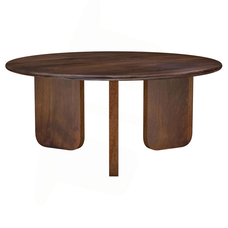 Columbo Brown Round Coffee Table