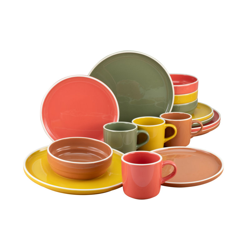 Piece Stoneware Dinnerware Set - Service for 4