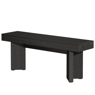 Banc de table de cuisine à pieds triangulaires (avec banc inclus)