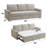 Androniki Transitional 89''L Upholstered Square Arms Sofa with Sleeper-1614657920