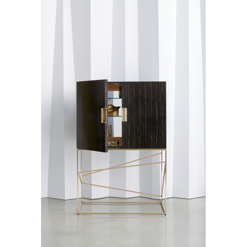 Modern Edge Bar Cabinet