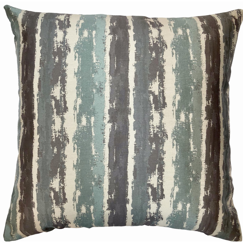 Murray Square Pillow Cover and Insert, Aqua